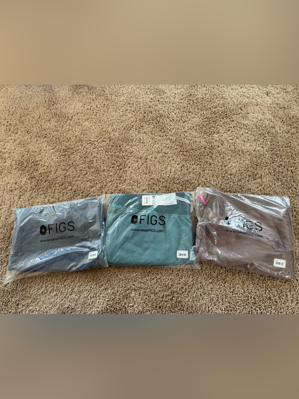 FIGS Joggers - Teal, Slate, and Brown 4XLP